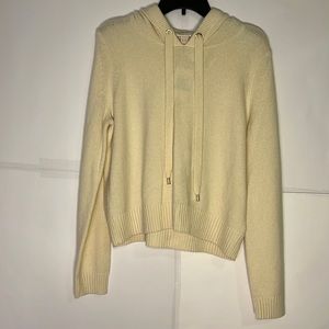 Women’s Michael Kors Beige Cashmere Sweatshirt Size Large